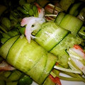 tamatora1's cooksnap of when they made カニカマのきゅうり巻き☆簡単お弁当.