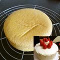 melmarilyn's cooksnap of when they made 私のジェノワーズ～デコレーションケーキ.