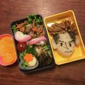こつゆ514's cooksnap of when they made キャラ弁＊ソフトモヒカンツーブロック君.