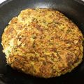 oyuking's cooksnap of when they made ツナのオートミールお好み焼き.
