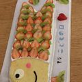 大盛り家族's cooksnap of when they made 子供の日☆こいのぼりケーキ.