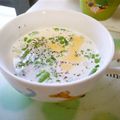 卯月のうさぎ２０１４'s cooksnap of when they made 朝食夜食にレンジで☆お一人様ミルクスープ.