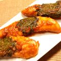 vegeful's cooksnap of when they made ビールの友♪ご飯が進むしそ巻きささみん.
