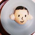 mamaRD's cooksnap of when they made キャラ弁＊ソフトモヒカンツーブロック君.