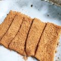 ✿ykyk✿'s cooksnap of when they made 簡単なのに本格　生八ツ橋.