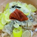 ☆yuk0☆'s cooksnap of when they made 白だし梅ジャコ茶漬け.