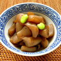 お料理ニャロメ's cooksnap of when they made 簡単！こんにゃくの甘辛 柚子胡椒風味.