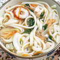 ハモーサ✩385's cooksnap of when they made 卵とじ煮込みうどん〜茅乃舎だしで♪.