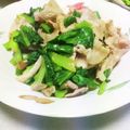 めみたん☆'s cooksnap of when they made 小松菜と豚肉炒め.