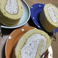 ＊chi〜ko＊'s cooksnap of when they made きな粉とあずき　和♡ロールケーキ.