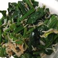 ちゃこ1978's cooksnap of when they made ほうれん草としらすのお浸し.