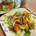 青空にうかぶくも's cooksnap of when they made 甘辛サムギョプサル風おかずサラダ.