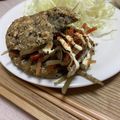 Ume星cafe's cooksnap of when they made きんぴらべーグルサンド♪.