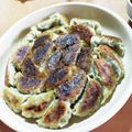辰ちゃんです。's cooksnap of when they made 大葉とミョウガの夏餃子.