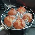 ユッキー8822's cooksnap of when they made サーターアンダギー黒糖.