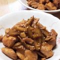 パグカップ's cooksnap of when they made 鶏モモとゴボウの甘辛煮.