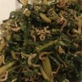 じんこ。's cooksnap of when they made 春菊とジャコの柚子胡椒ポン炒め.