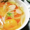 まぶたん's cooksnap of when they made うちの定番！トマトとウインナーのスープ.