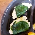 ゆーゅ☆'s cooksnap of when they made ♪手づかみ離乳食♪こどもの日に！柏餅風.
