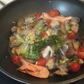 おはなすき's cooksnap of when they made ホットプレートでアクアパッツァ.