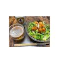 はなふうせん's cooksnap of when they made 甘辛チキンのサラスパ♬（セブンイレブン）.