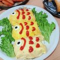 にゃにゃ☆☆☆'s cooksnap of when they made こどもの日に！こいのぼりオムライス.