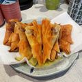 マミーmammy's cooksnap of when they made こどもの日に♪兜のサモサ風.