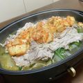 chaーki's cooksnap of when they made 野菜と豚キムチのホットプレート蒸し鍋.
