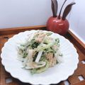 まこさんど's cooksnap of when they made 大根ときゅうりと大葉のツナポンサラダ.