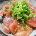 ちいちャん's cooksnap of when they made まぐろの切り落としで簡単絶品！味噌漬け丼.