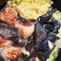 ゆうみづき's cooksnap of when they made 大きい肉団子と春雨の台湾風鍋〜獅子頭鍋〜.
