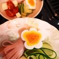 kmcats's cooksnap of when they made お弁当に♪お花と三つ葉のゆで卵♥.