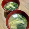 2880naaao's cooksnap of when they made 柔らかタケノコ味噌汁.