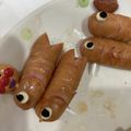 maruo☆'s cooksnap of when they made キャラ弁おかず　ウインナーで鯉のぼり.