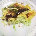 めみたん☆'s cooksnap of when they made ちょっと一品♪キャベツのお好み焼風.