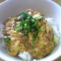 もこもこｻﾝ☆'s cooksnap of when they made 納豆好きの節約ランチに☆納豆丼.