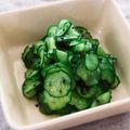 Aloha☆★'s cooksnap of when they made 醤油ゴマ油香るシャキシャキきゅうり酢の物.