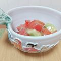 Candy°'s cooksnap of when they made アボカドマグロに長芋トマト.