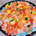 のんべぇヒロ's cooksnap of when they made 簡単 余ったお刺身で海鮮ばらちらし♪.