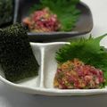 クック7ZXFAJ☆'s cooksnap of when they made 馬ろう（和風タルタルステーキ）.