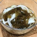 り☆ほ's cooksnap of when they made もずく酢ON♡新玉ねぎ～.