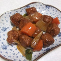 きらり流れ星's cooksnap of when they made 作り置き肉団子で酢豚風.