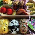 2880naaao's cooksnap of when they made 幼稚園 お弁当 可愛い パンダ おにぎり.