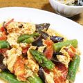 nemino's cooksnap of when they made きくらげとトマトのたまご炒め.