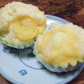 くりきち☆さるへい's cooksnap of when they made ＨＭで☆シュークリームみたいな蒸しパンღ.
