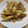 ポメちょん's cooksnap of when they made タケノコの穂先のハーブバター焼き.