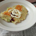 クックUL8OCM☆'s cooksnap of when they made 簡単！卵と豆腐とはんぺんでお好み焼き風.