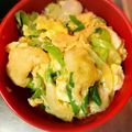 aaikoo's cooksnap of when they made 親子丼じゃないよ！松山揚げで卵とじ丼.