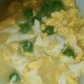 kkll0000's cooksnap of when they made グリンピースの卵とじ.