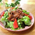 ☆kiyomin☆'s cooksnap of when they made 甘辛サムギョプサル風おかずサラダ.